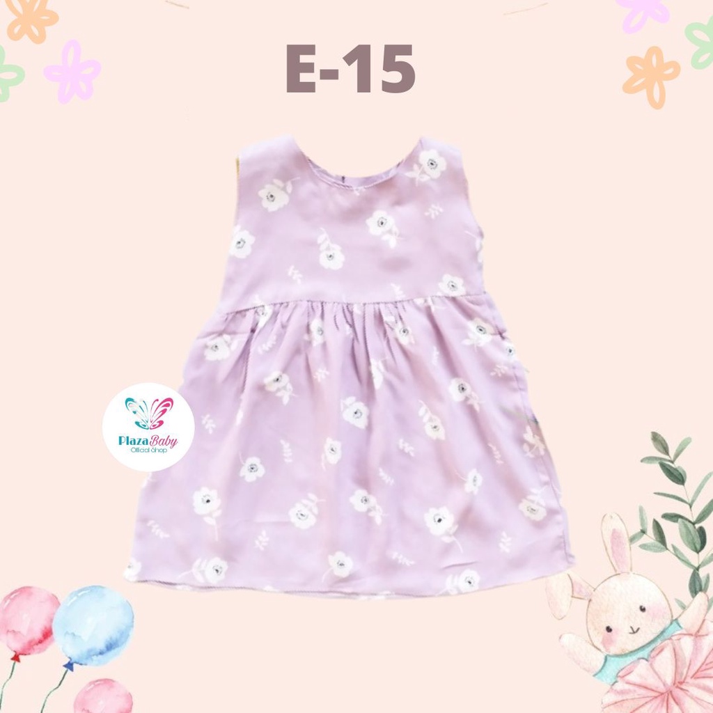 Plazababyku BBB DRESS SELLENAA dress anak perempuan bayi motif bunga lucu PART2