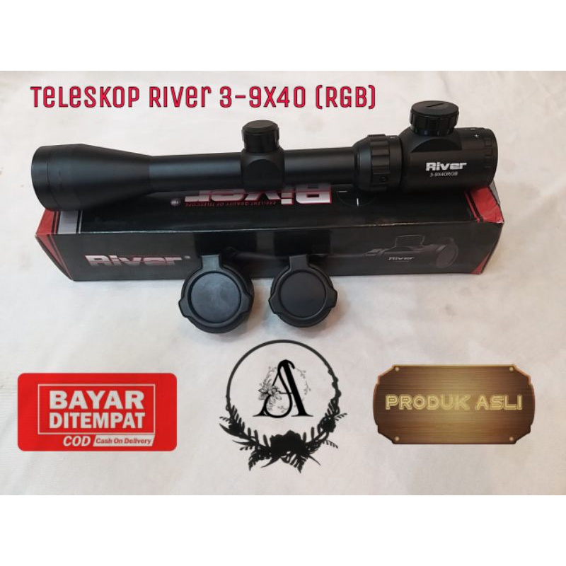 Teleskop RIVER 3-9X40 FLIP (RGB)