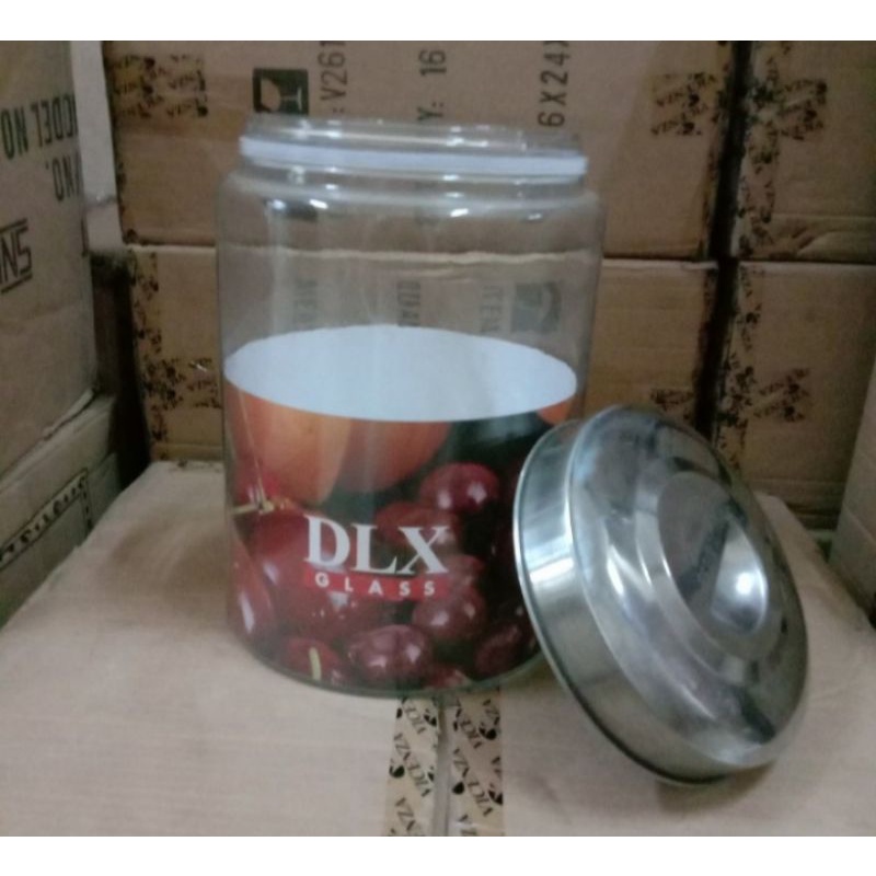 Toples asinan 8 liter DLX glass