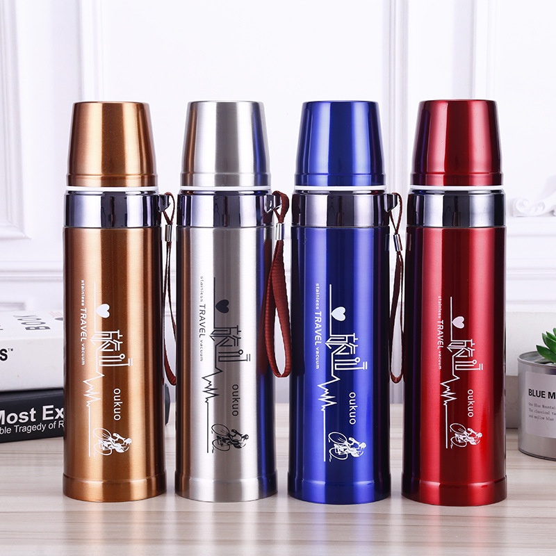 THERMOS STAINLESS TRAVEL VACUUM 800ml TREMOS TERMOS AIR PANAS MINI