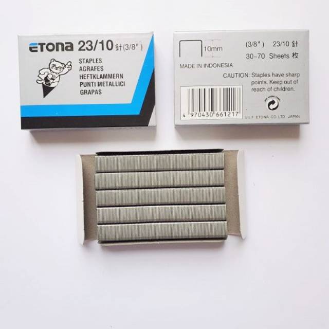 

ISI STAPLES NO 23/10 ETONA