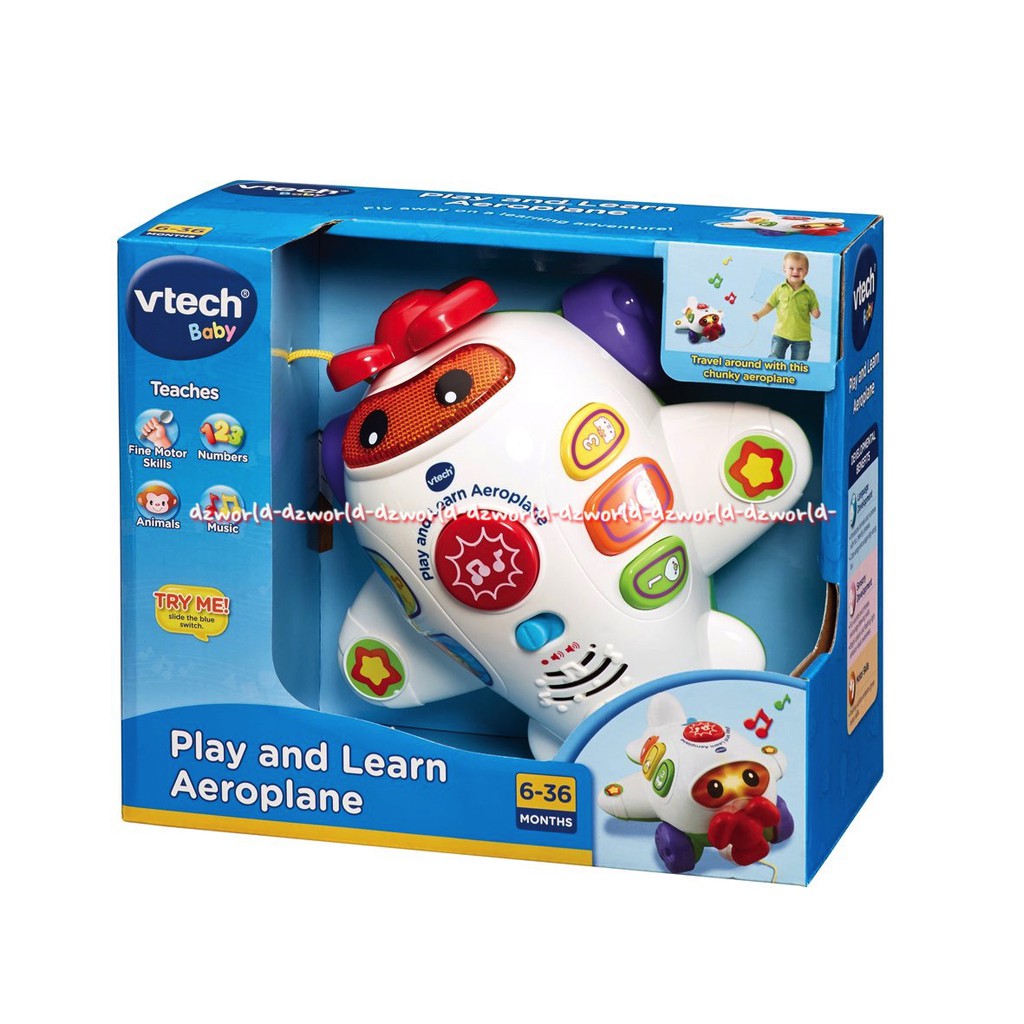 Vtech Baby Play And Learn Aeroplane Mainan Bayi Pesawat Plane