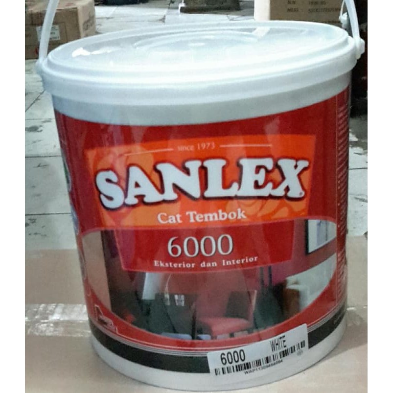 Cat Tembok Sanlex Putih 6000 5kg Indonesia