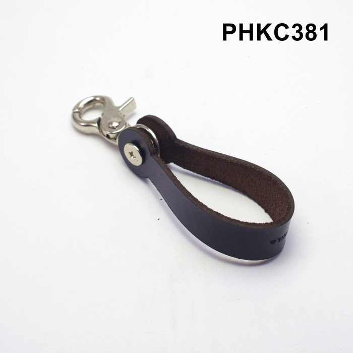 Gantungan kunci kulit asli leather keychain unik - PHKC381