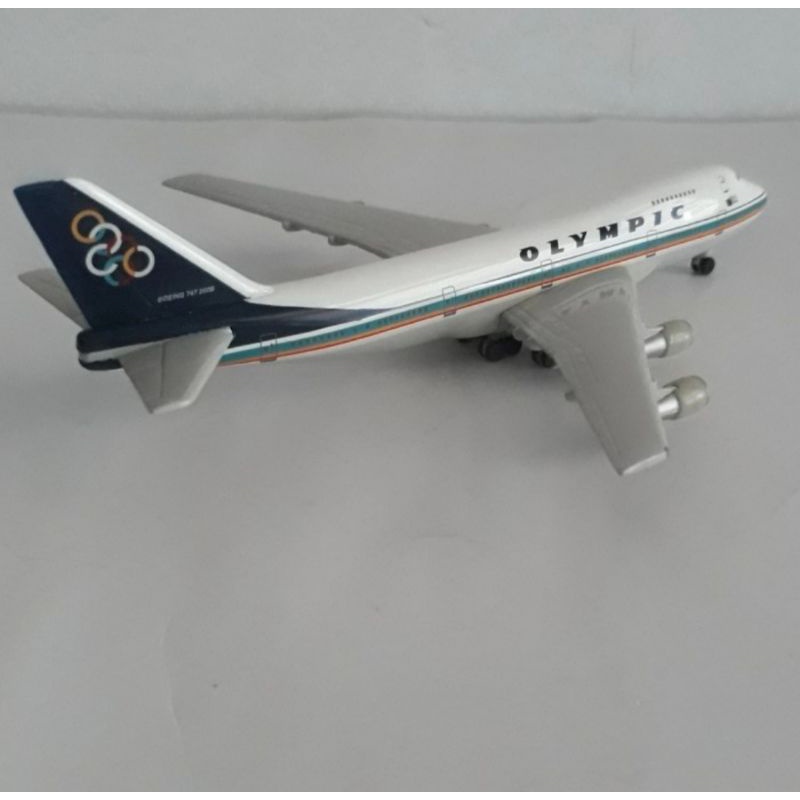 Jual Miniatur Pesawat HERPA OLYMPIC AIRWAYS Boeing 747-200B. Skala 1:500  Indonesia|Shopee Indonesia