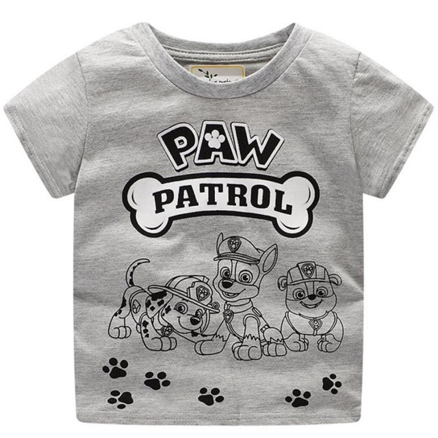 Baju atasan anak / baju kaos anak / baju tshirt anak paw patrol