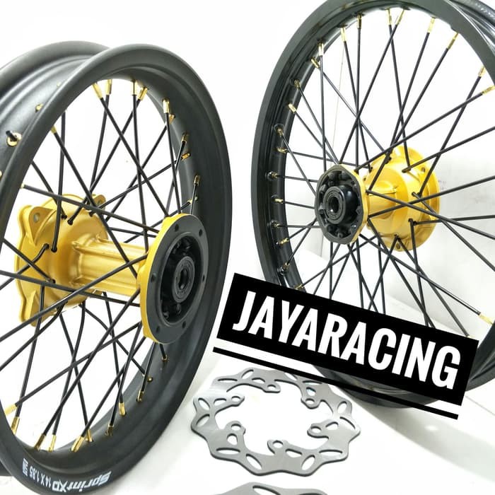 velg ring 17 14 Klx 150 Dtracker 150 Velg tromol cakram jari jari stel