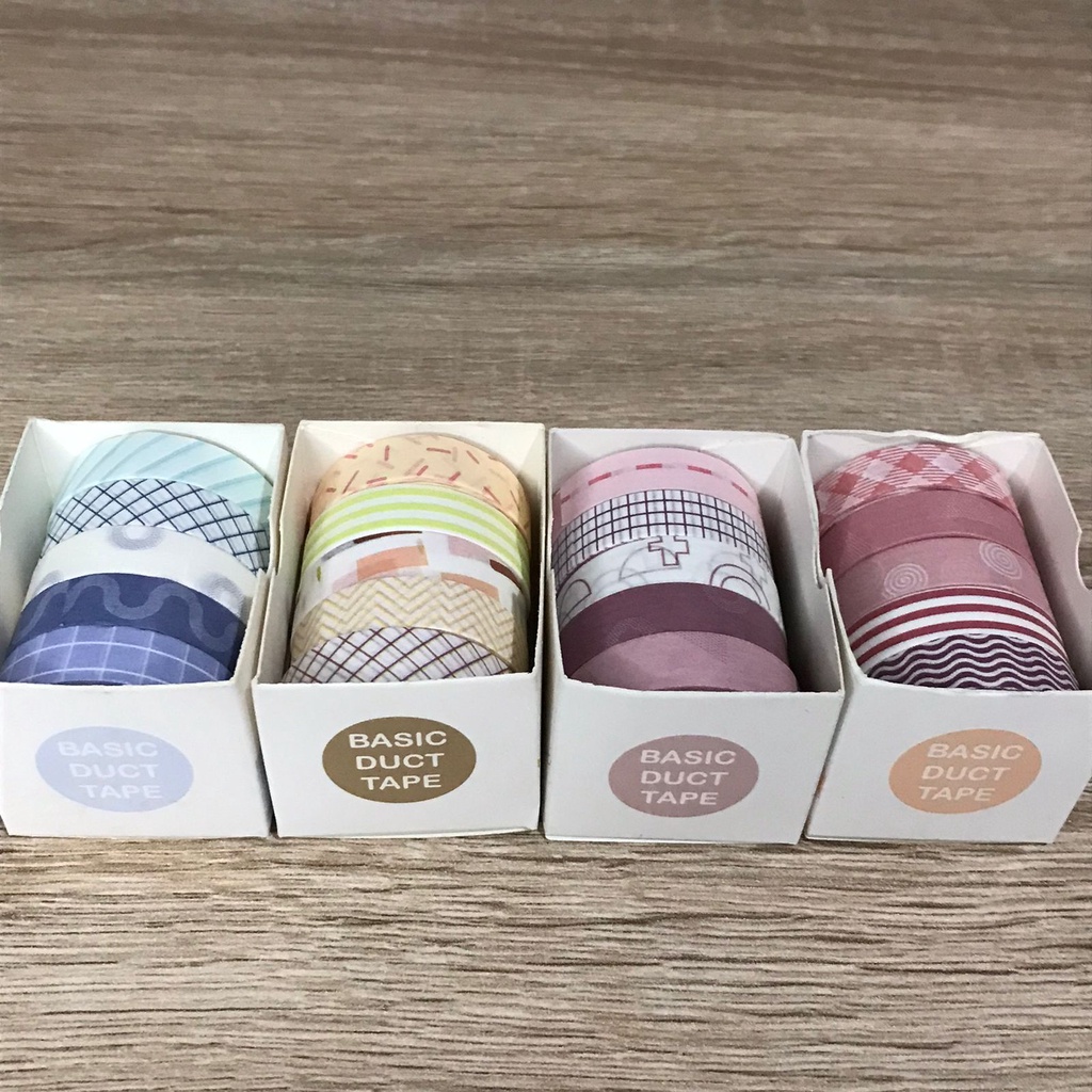 Masking Tape Washi Tape Basic 5 roll/set