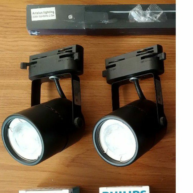 lampu rel artalux led hinolux 6w blm termasuk rel