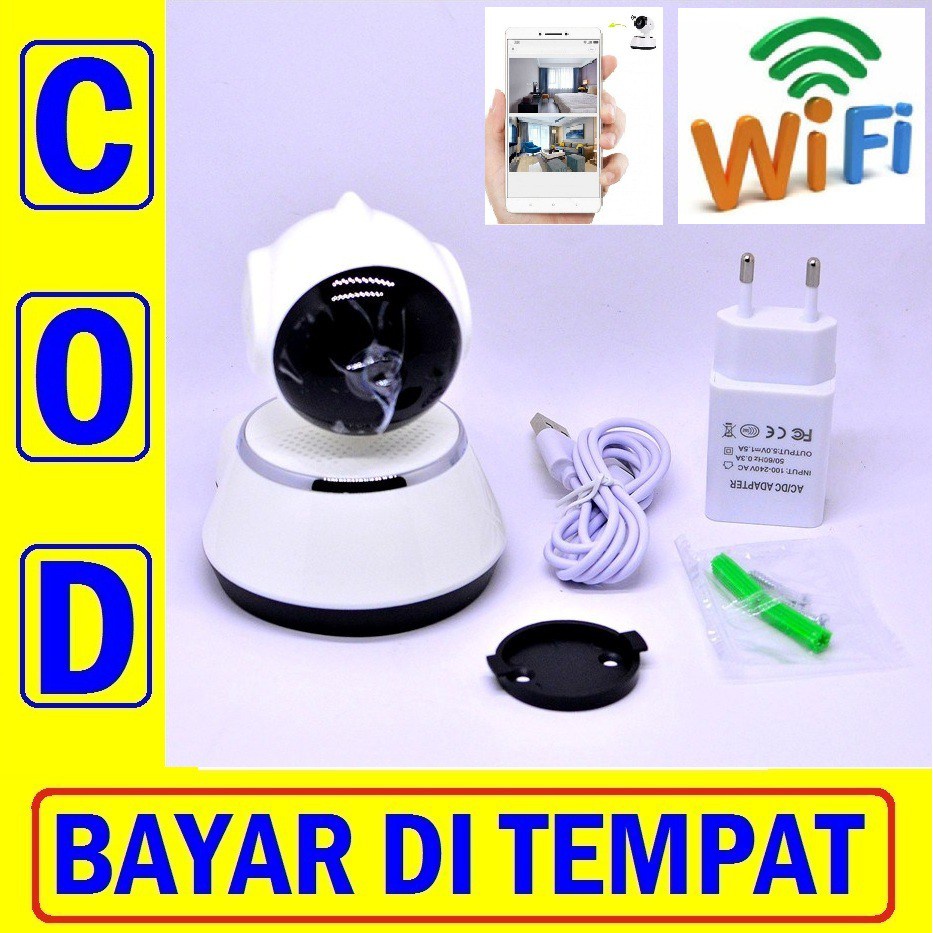 Kamera Cctv Online Pakai Hp Wifi Ip Camera Bisa Pantau Dari Mana Saja V380