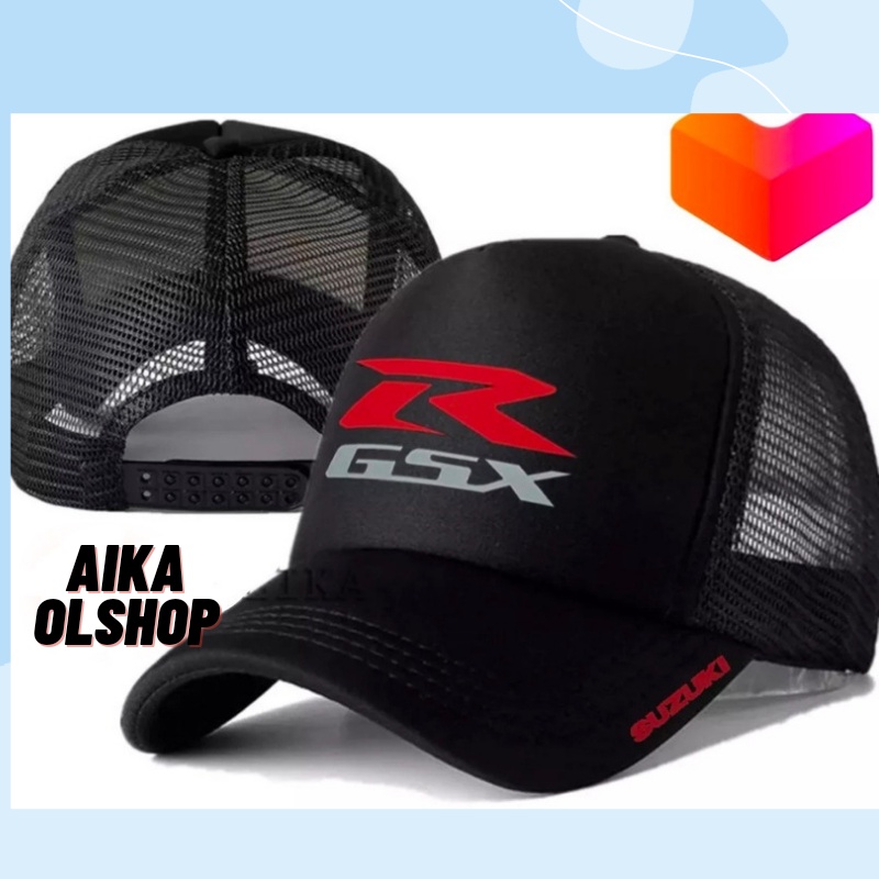 Snapback Topi Trucker Jaring Dewasa Suzuki RGSX