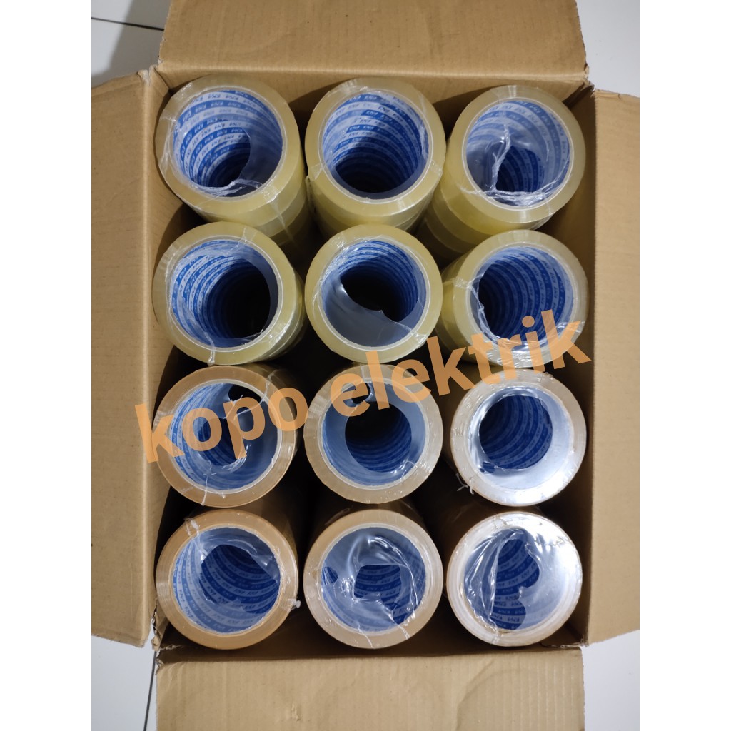 Lakban Murah bisa pilih coklat / bening Tape OPP Packing