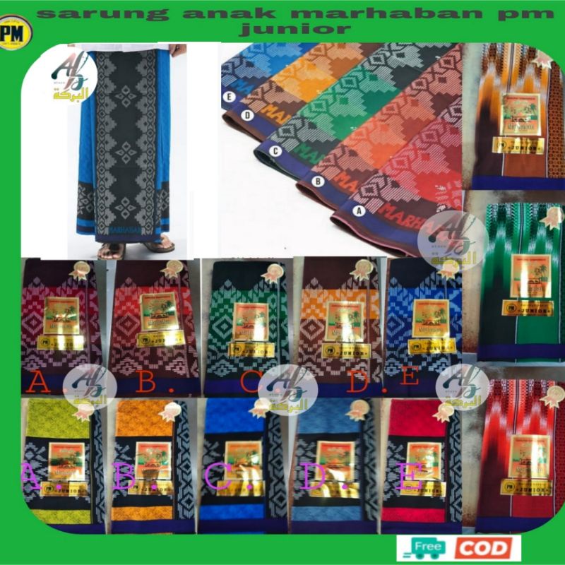 Sarung Anak Samarinda Merk Marhaban Design Pulau Mas Al Barkah Junior