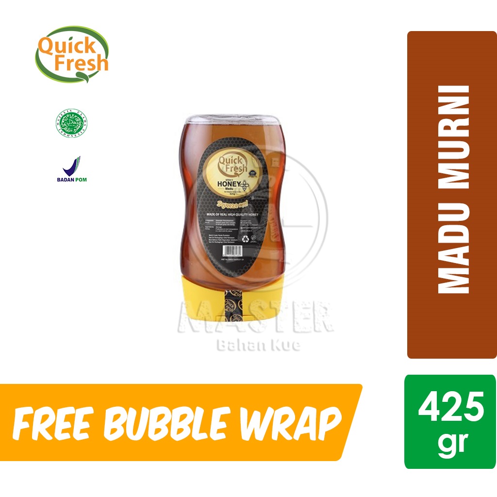 

Quick Fresh Honey / Madu Murni Asli [Squeeze 425gr]