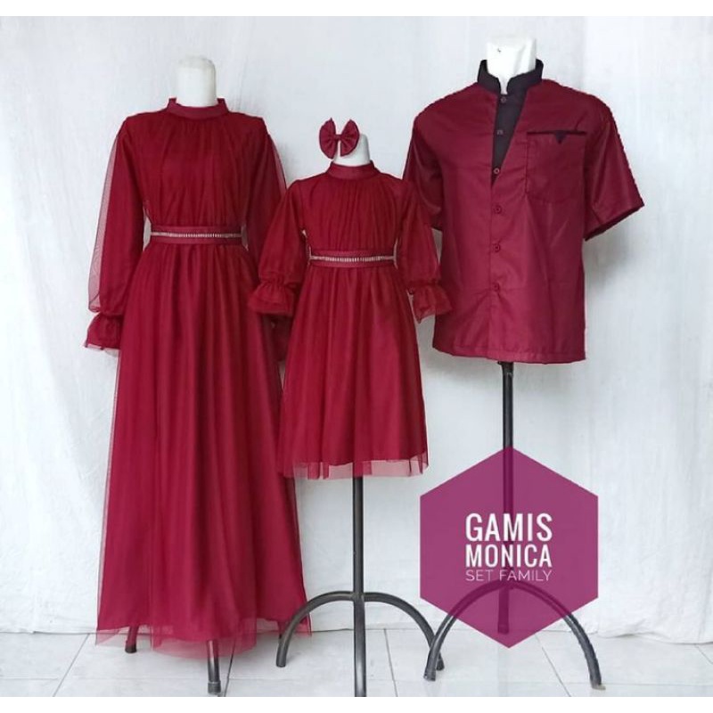 Gamis Monica Anak Unik/Busana Muslim Anak/Gamis Anak/gamis couple murah/gamis mom kid/gamis lebaran terbaru