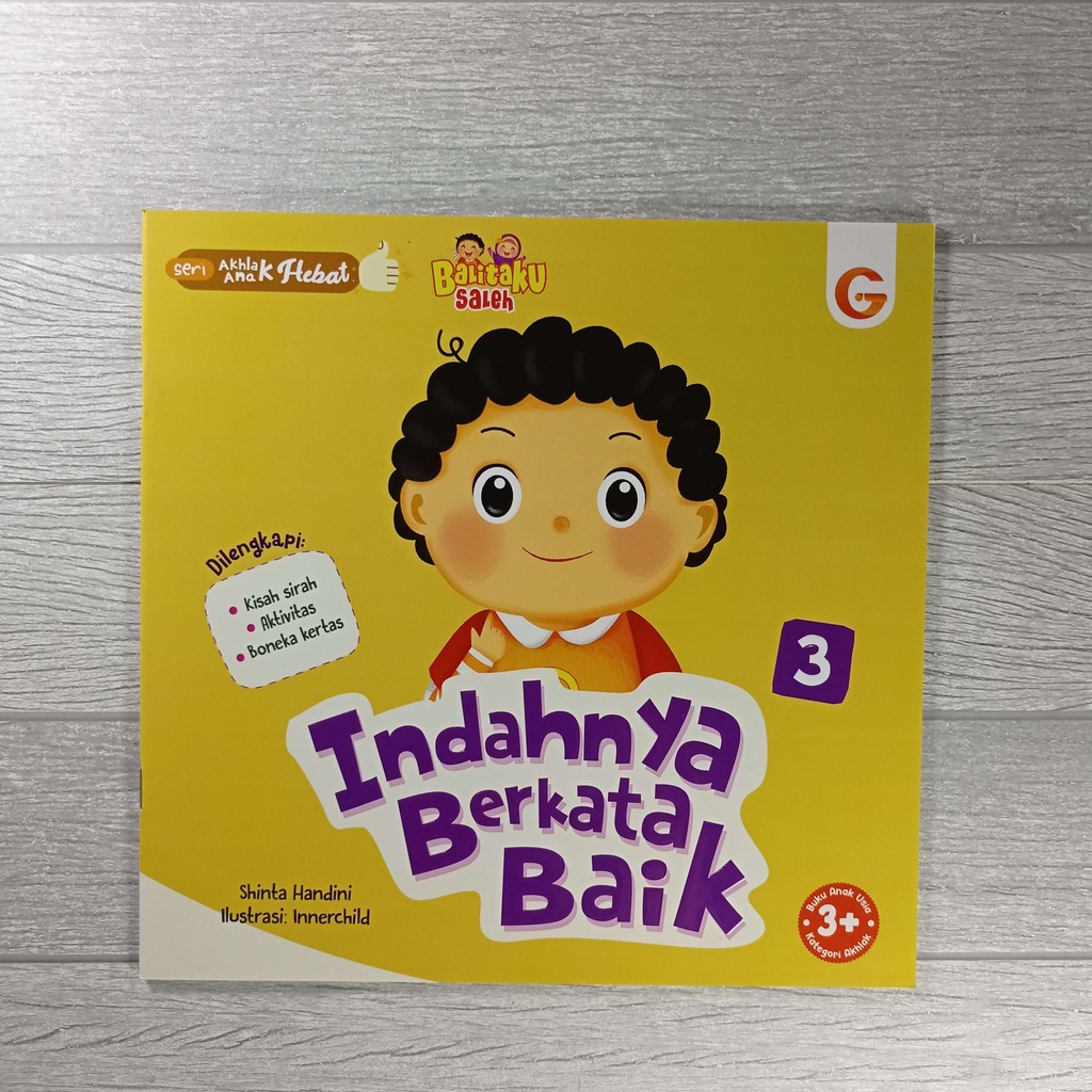 Buku Seri Akhlak Anak Hebat - Indahnya Berkata Baik - Gema Insani 100% Original