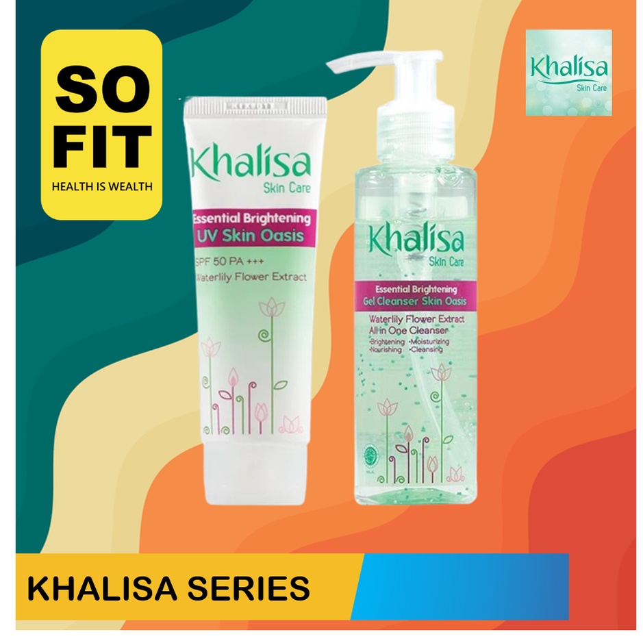 KHALISA SKIN CARE SERIES / Facial Face Wash / UV Sunscreen / Sunblock / Sabun Cuci Muka / Pembersih Wajah