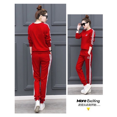 b027, import Baju Lengan Panjang dan Celana Wanita Keren baju set wanita