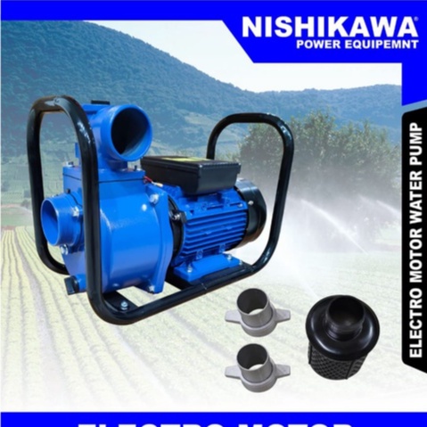 Pompa Air Alkon 3 Inch Listrik NEP30 Nishikawa.. Electric Water Pump