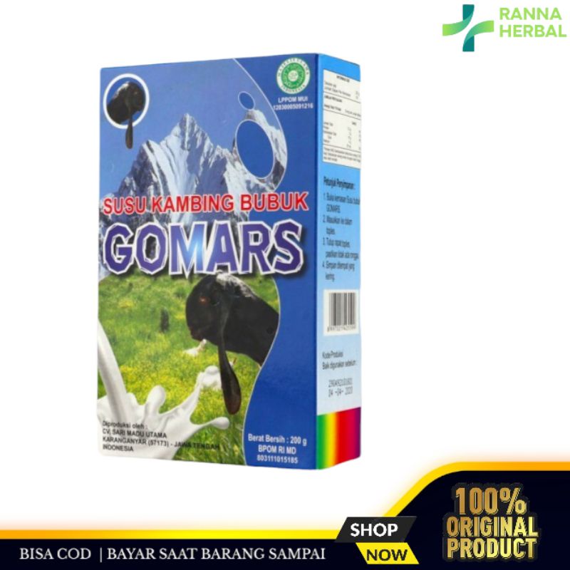

Susu kambing etawa Gomars 200gr Original asli