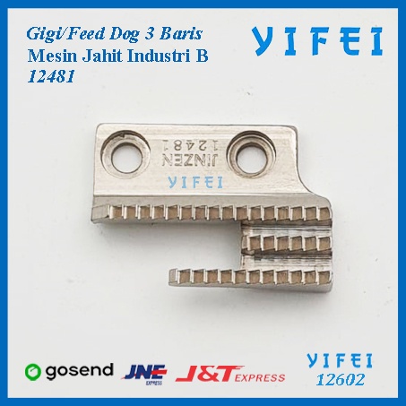 Gigi Feed/Dog Mesin Jahit Industri B/Gigi Jahit 3 baris YIFEI-12602