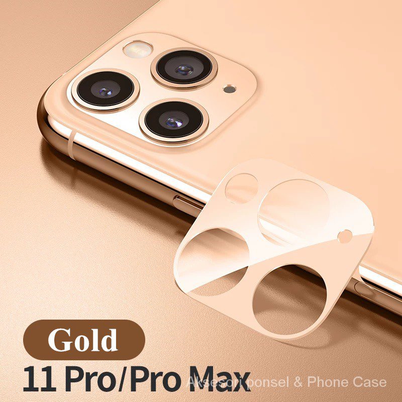 iPhone 12 Pro Max Film pelindung kamera iPhone 11 Pro Max dengan film pelindung warna kaca lensa resmi yang sama