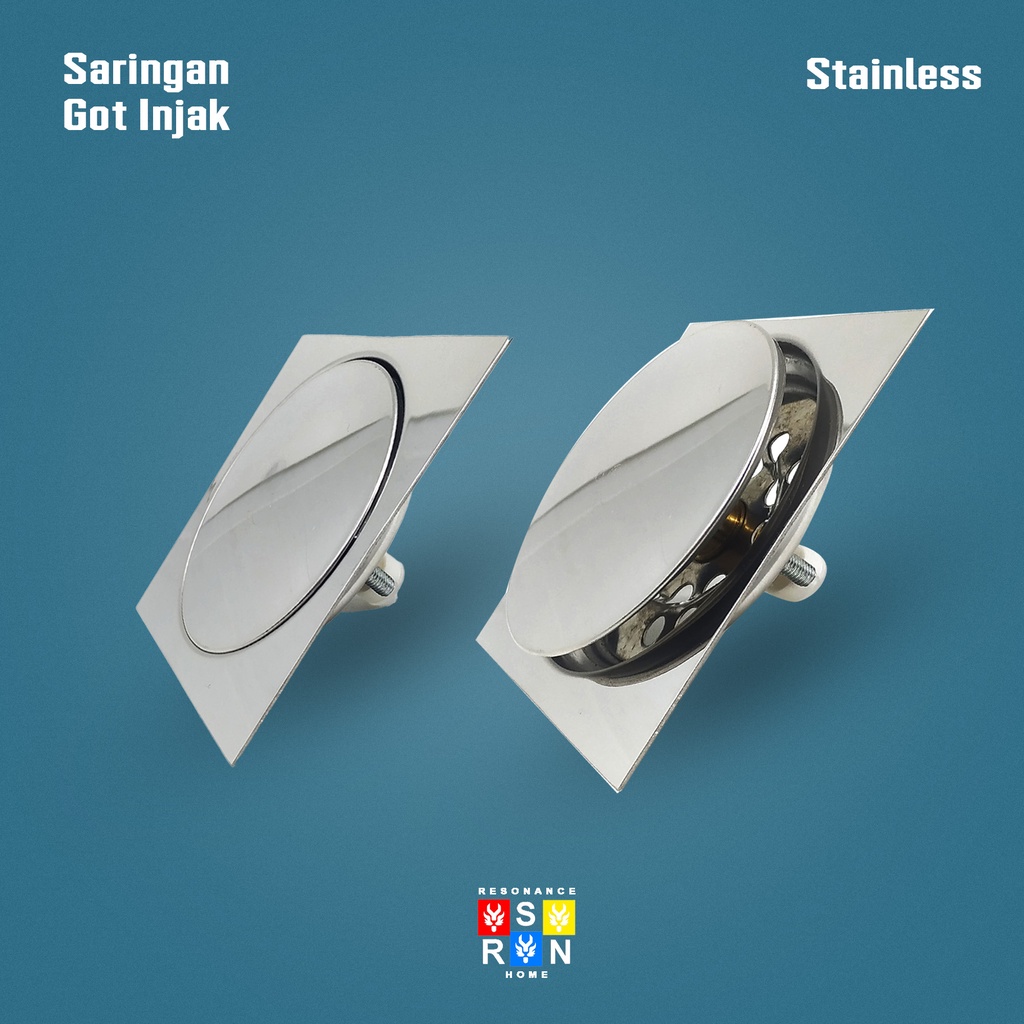 Saringan Got Kamar Mandi / Saringan Injak | Saringan Got Injak Stainless | Floor Drain