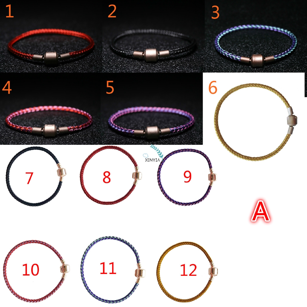 Tahan Air Bracelet Tali Kawat Gelang Pria Dan Wanita Tahun Hidup 3D Keras Emas DIY Multi-warna