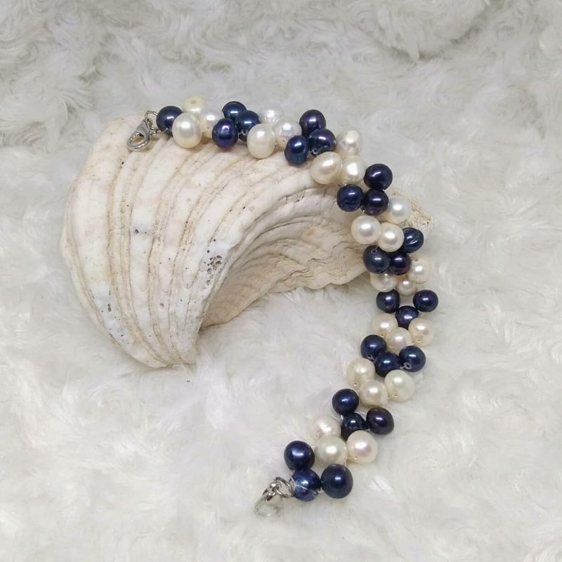 Konektor masker mutiara tawar asli