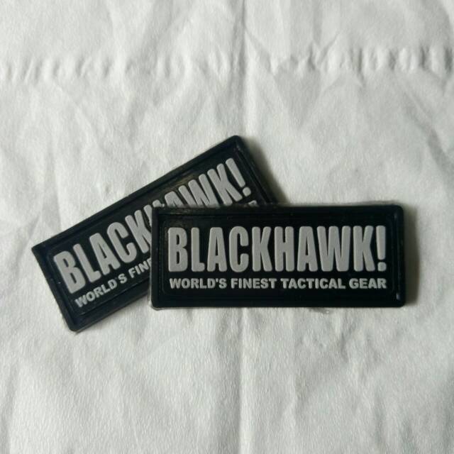 

Karet label merk blackhawk untuk celana/kemeja/jaket/topi/kaos dll tactical pdl bdu tad airsoft