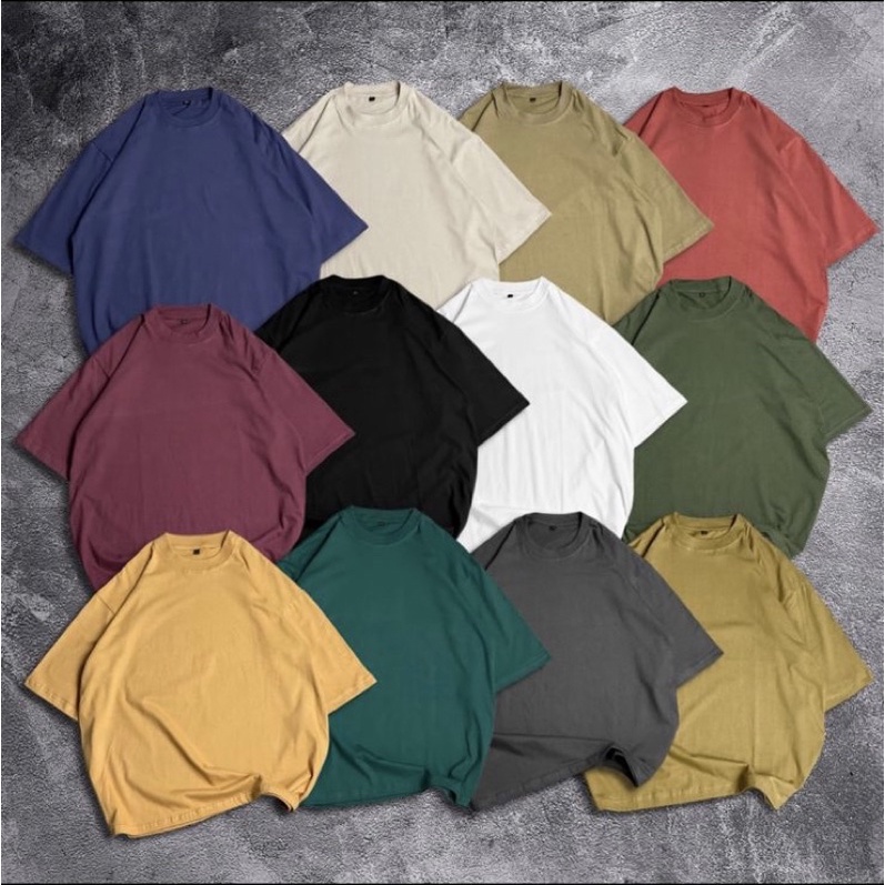 BAJU KAOS OVERSIZE / OVERSIZE T-SHIRT / KAOS POLOS UNISEX COD