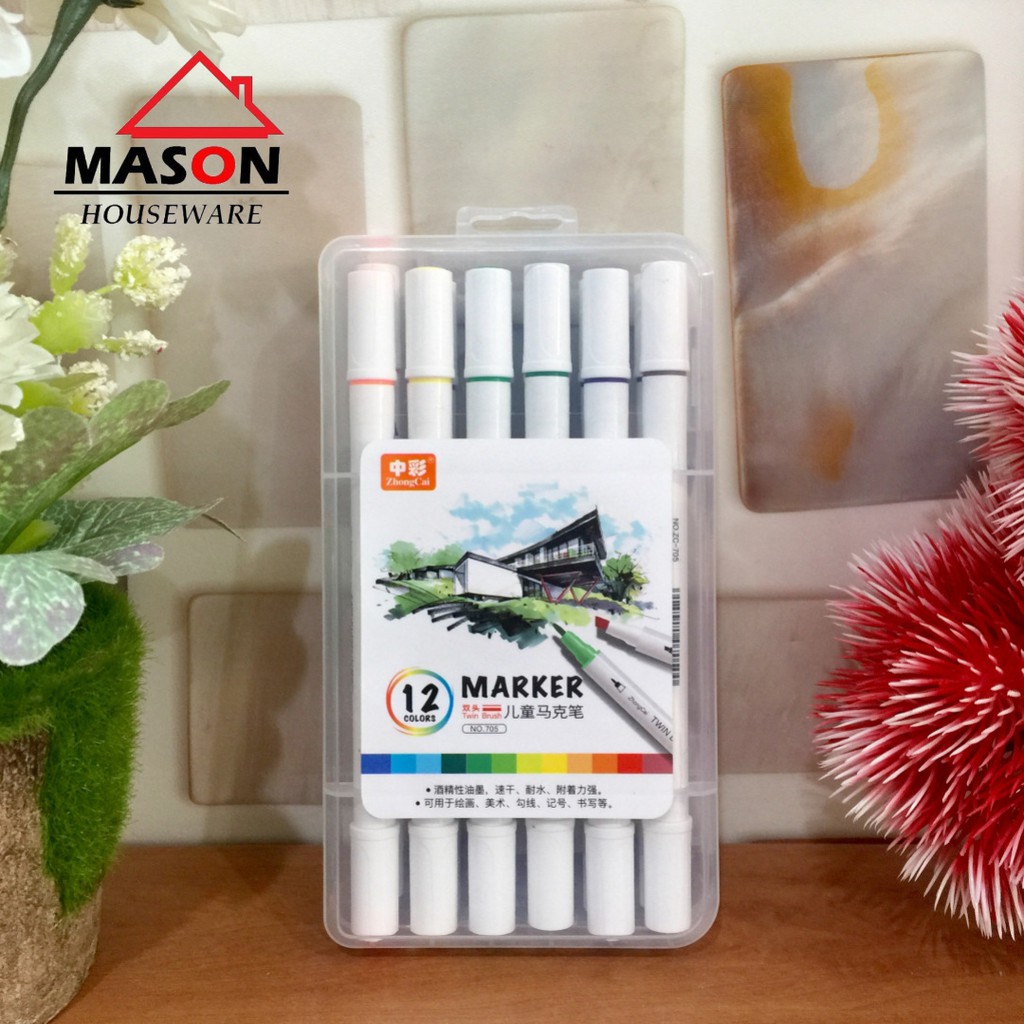 

Mason SPIDOL MARKER SET ISI 12 WARNA