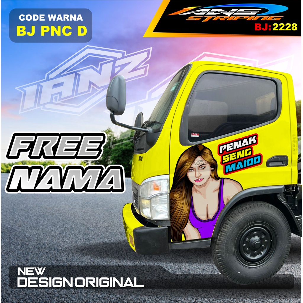 STICKER PINTU TRUK FUSO RAGASA / DECAL PINTU DUMTRUK  / STIKER MOBIL TRUK / STIKER PINTU TRUK KEREN