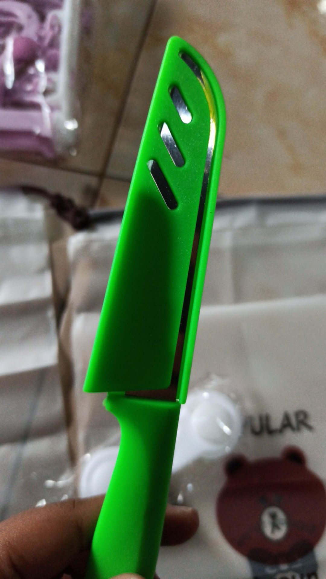 Pisau Pengupas Pemotong Buah Sayur Daging Stainless Steel Anti Karat Serbaguna