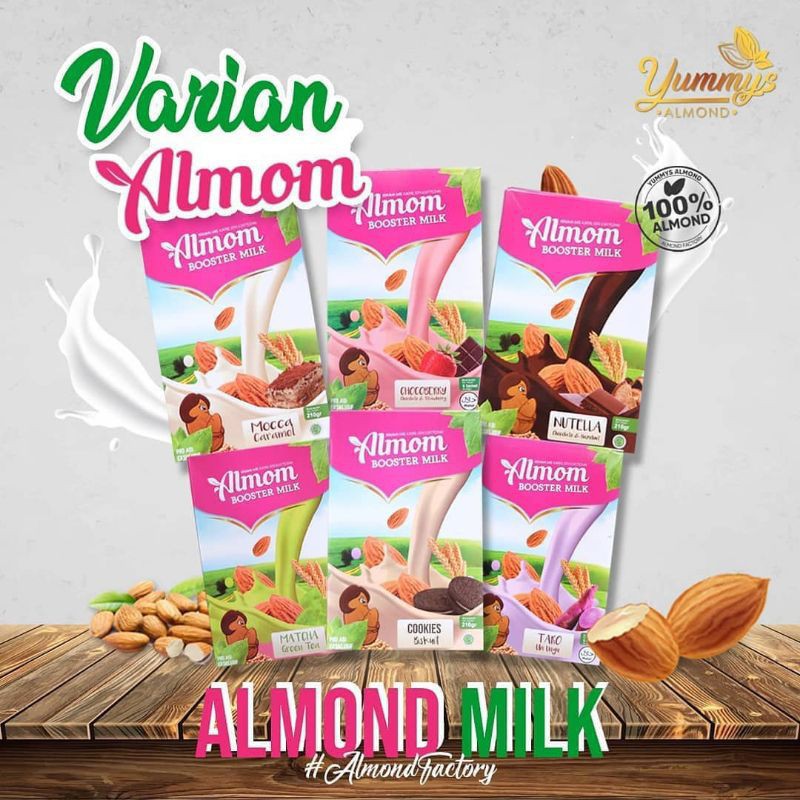 Susu Almond ASI BOOSTER ALMOM AMPUH ASI LANCAR