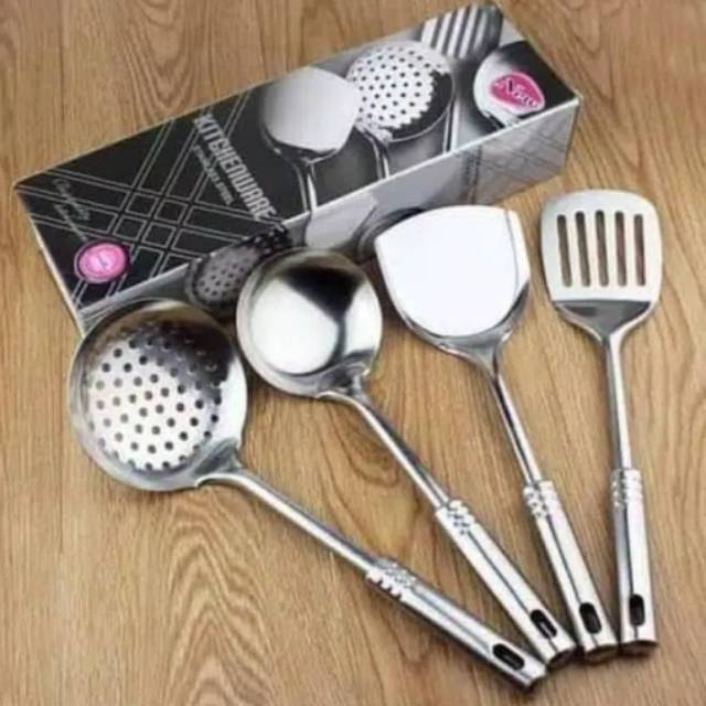 Spatula Set / Spatula Set 4in1 / Kitchenware Set 4in1 | Shopee Indonesia