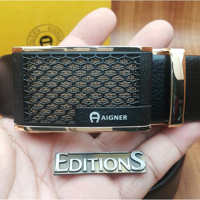 SABUK- GESPER- IKAT PINGGANG PRIA KULIT REL ED AAA 37 IMPORT - IKAT PINGGANG - IKAT PINGGANG PRIA KU