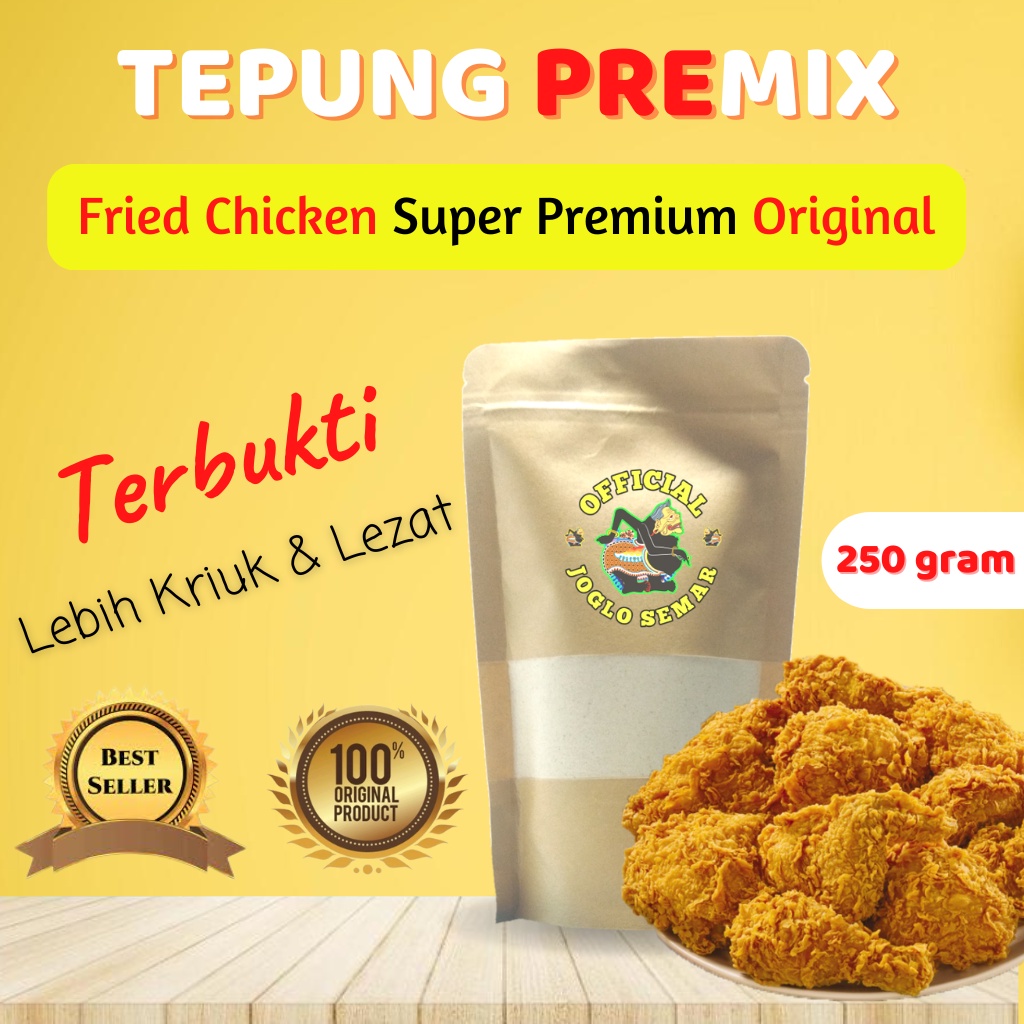 

Tepung Siap Pakai Original Fried Chicken (KFC) Super Premium 250 gram