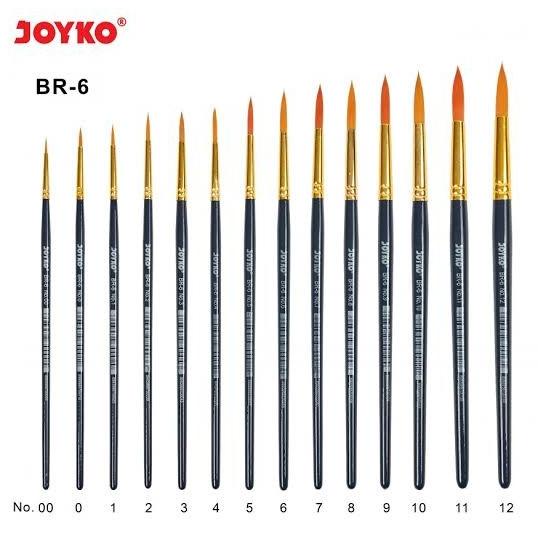

Set Joyko Br 6 Lengkap 14 Ukuran Kuas Lukis Lancip Bulu Kuning Emas
