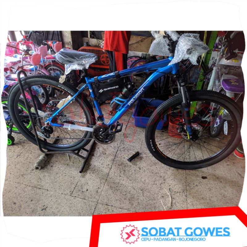 POLYGON CASCADE 2 2021 GARANSI RESMI 5 TAHUN SEPEDA MTB 27,5 SHIMANO 3 X 7 SPEED REM CAKRAM 27.5