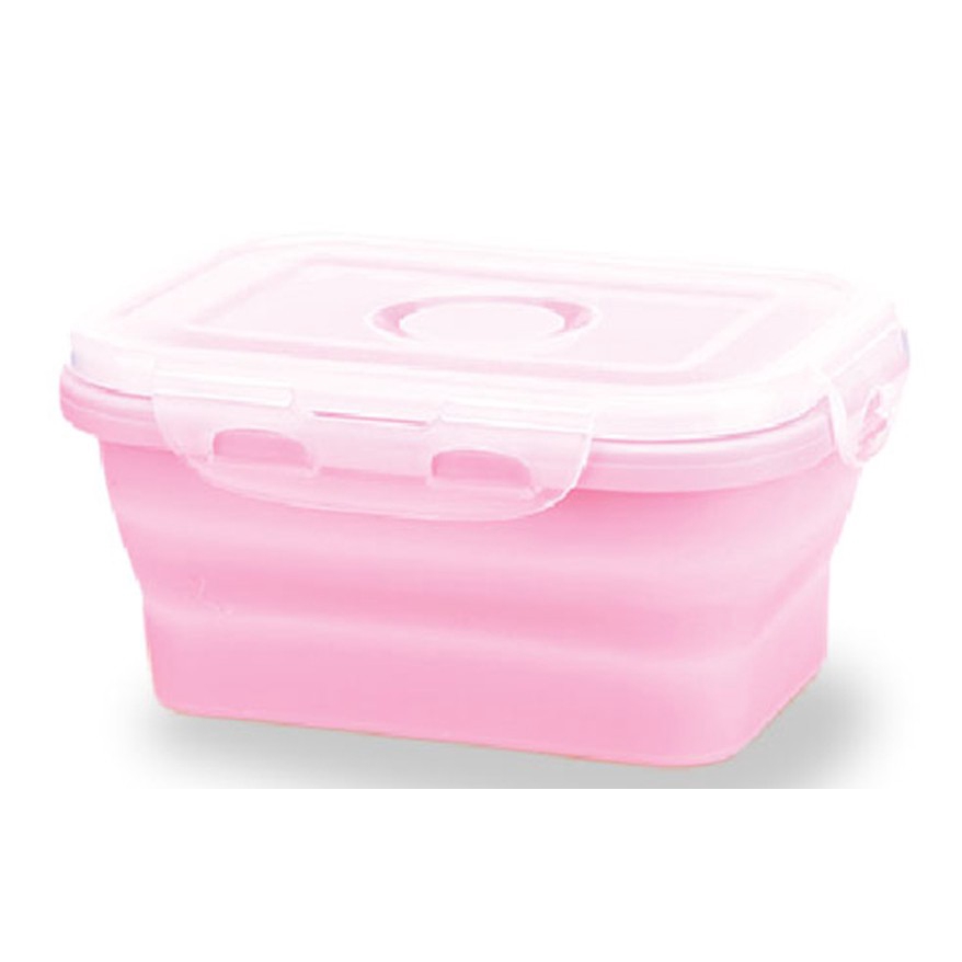 Babysafe Silicone Container Pink 350 ML SC01P