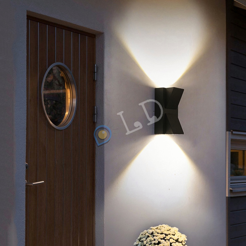 [COD] Lampu Dinding Modern Minimalis Lampu Pagar Lampu Teras Lampu Taman 220V Anti Air Warm White Lampu LED carport teras anti air minimalis garasi Dekorasi Rumah Waterproof Warm White LED outdoor waterproof wall lamp Garden Porch Light Lighting Aluminum