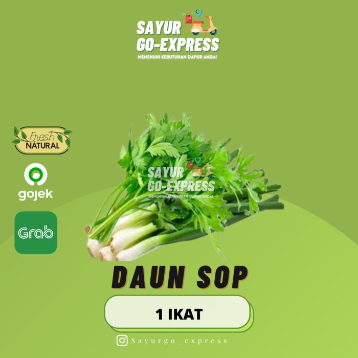 

Daun Sop Segar 1 ikat