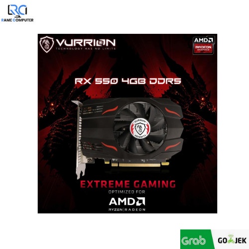 Vga Vurrion RX550 4gb DDR5 128bit RADEON