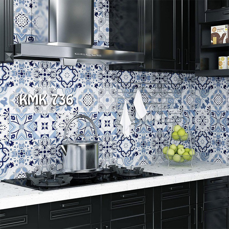 GEMILANG WALLPAPER - WALLPAPER DINDING TEGEL KERAMIK WALLSTIKER DINDING MOTIF TEGEL - 736