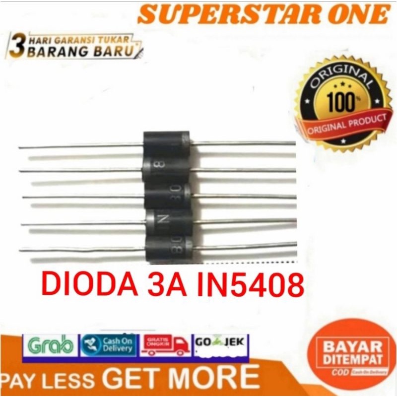 Dioda 3A IN5408/IN-5408/IN 5408 Dioda 1000V