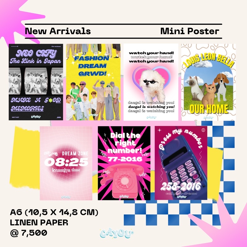 [LAST STOCK] NCT 127 | NCT Dream | DAEGAL | ART PRINT by cayou.id | Wall deco