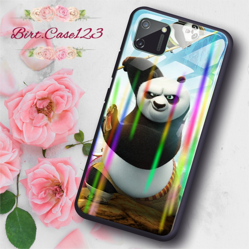 BC Case Gambar KUNGFU PANDA back case glass aurora vivo y91 y93 y95 y91c y71 y81 y12 y15 y17 y53 ETC