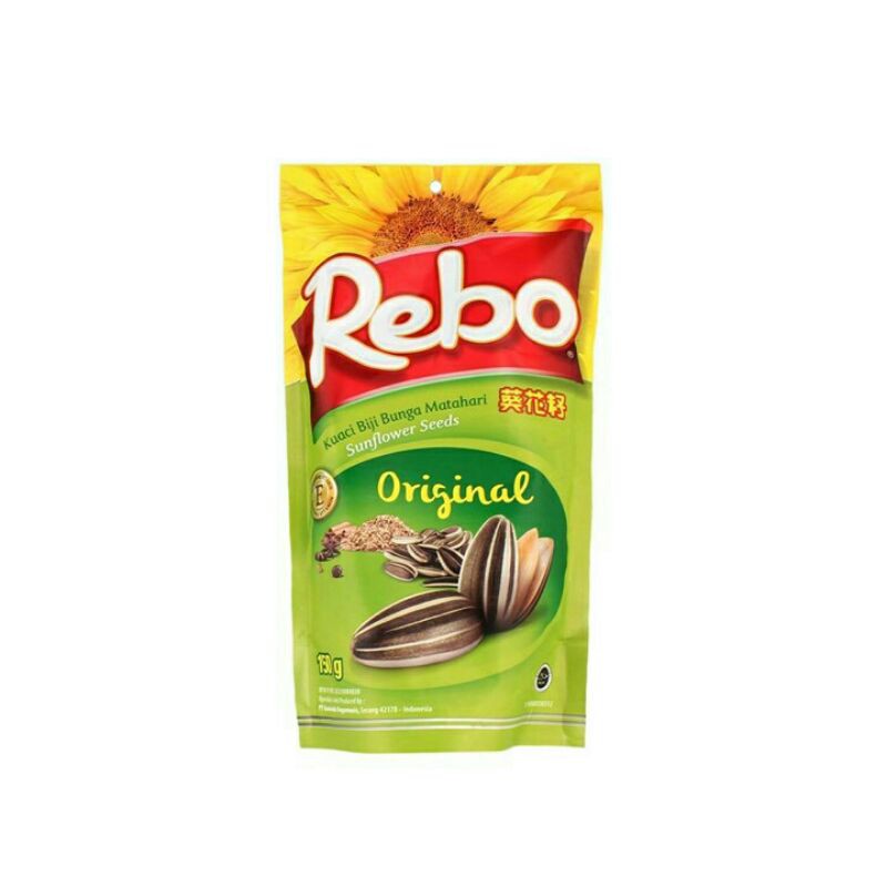 

Rebo Kuaci Original 150Gr - Biji Bunga Matahari