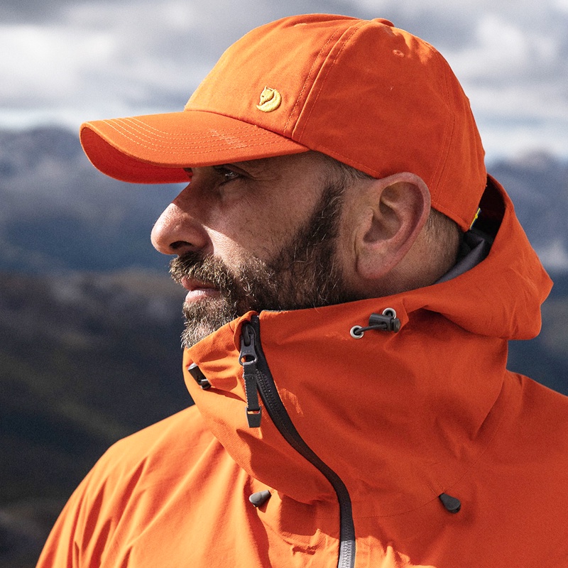 Fjällräven - Bergtagen Mountain Cap M Yellow/Dark Navy 5-Panel Yellow 5panel Cap - @ Hatstore